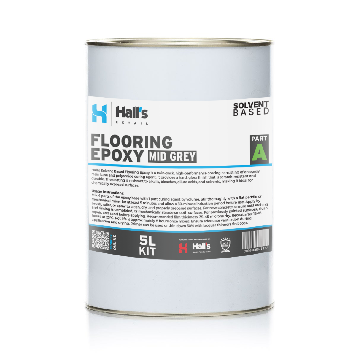 Hall's Solvent Based Flooring Epoxy