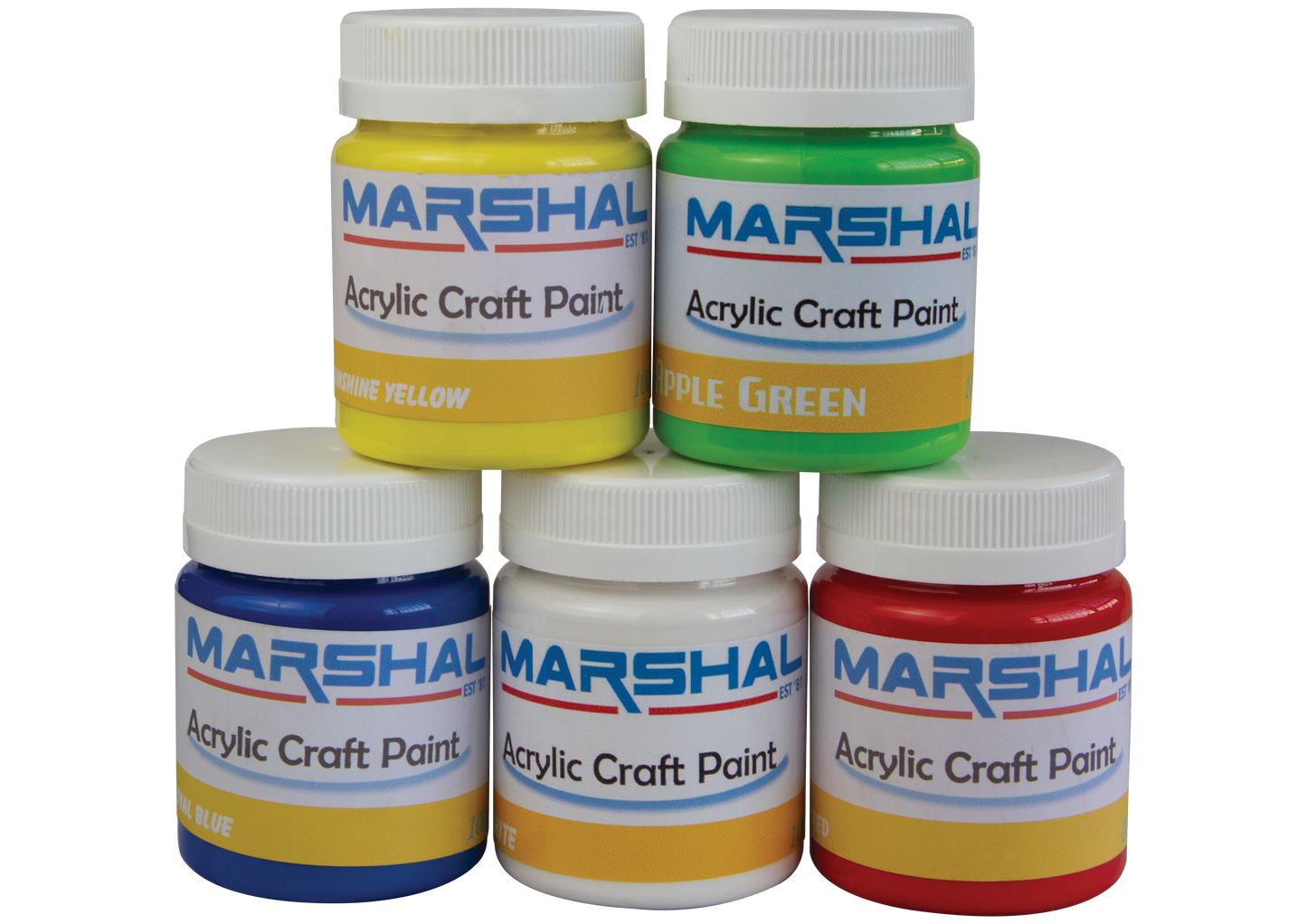 Acrylic Craft Paint 100ml Colours - Hall's Retail