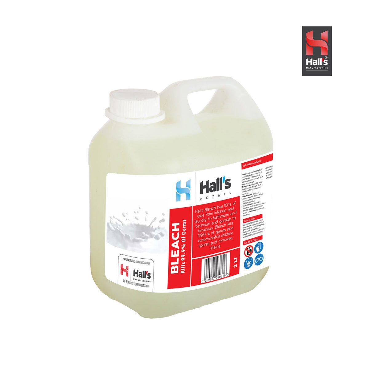 Household Bleach - Hall's Retail