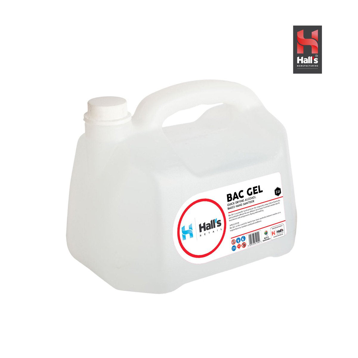 Hall's Waterless Hand Sanitiser Gel - Hall's Retail