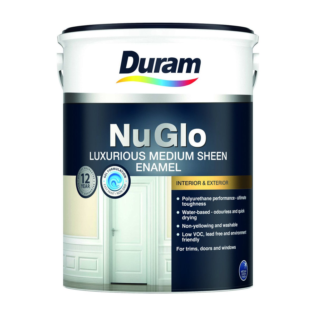 Duram Nu Glo Luxury Polyurethane Enamel Std Colours - Hall's Retail