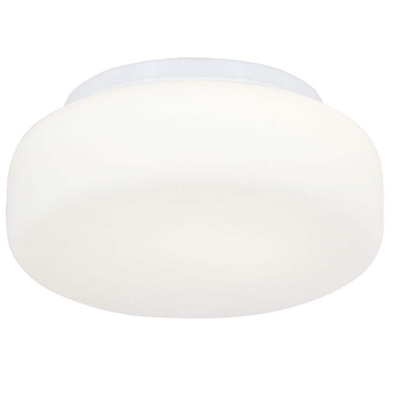 Round Cheese Ceiling Fitting 250mm Opal Glass