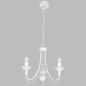 Metal Chandelier 3 X 60w Ses Fossil Ch524/3