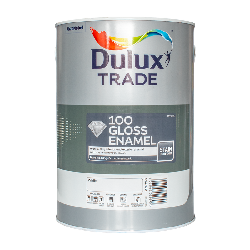 Dulux Trade 100 Gloss Enamel White