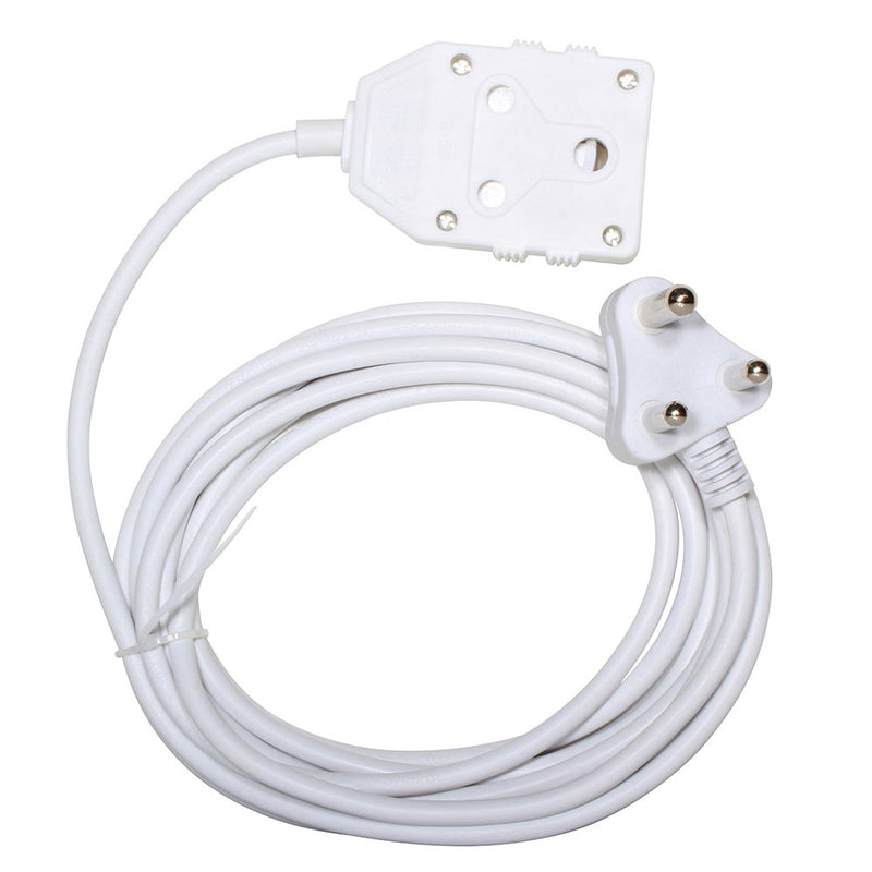 Extension Cord Double White