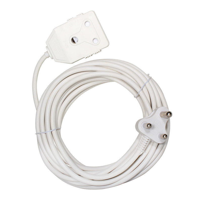 Extension Cord Double White