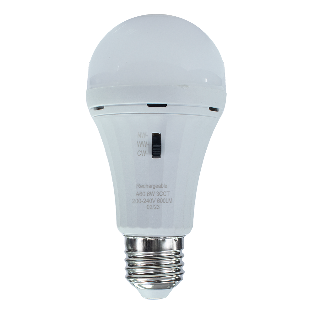 Beacon 6W 3 in 1 Rechargeable Bulb