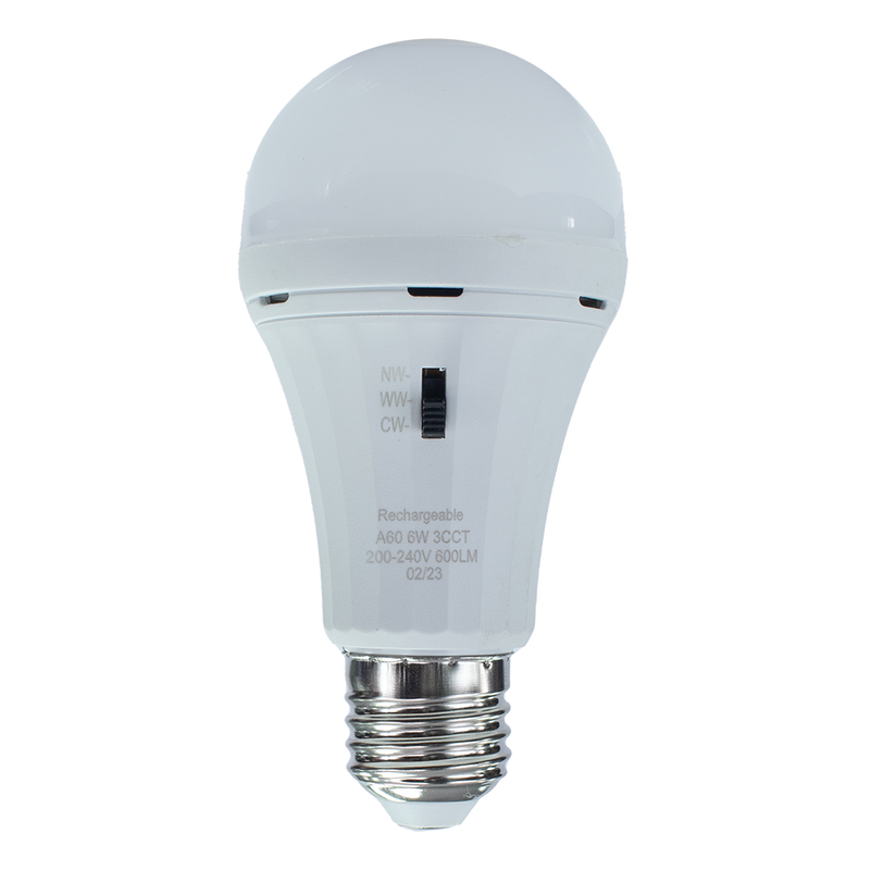 Beacon 6W 3 in 1 Rechargeable Bulb