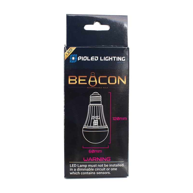 Beacon 6W 3 in 1 Rechargeable Bulb