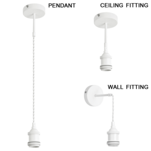 3in1 Diy Kit Pendant Wall Or Ceiling Fitting