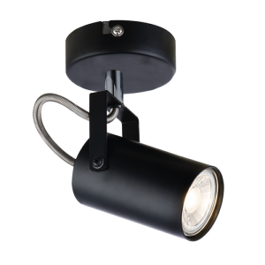 Metal 1 Light Spot Black/chrome