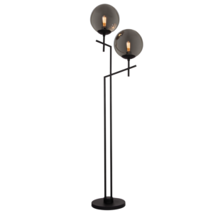 Floor Lamp With Smoke Glass Sl071