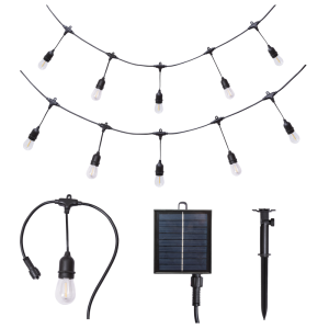 Solar O/door String Lights 10m X 10 Lights