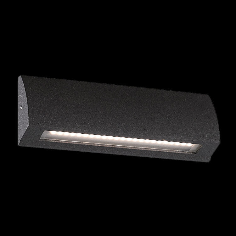 Led Curved Sml Surface Mount Footlight Ip54