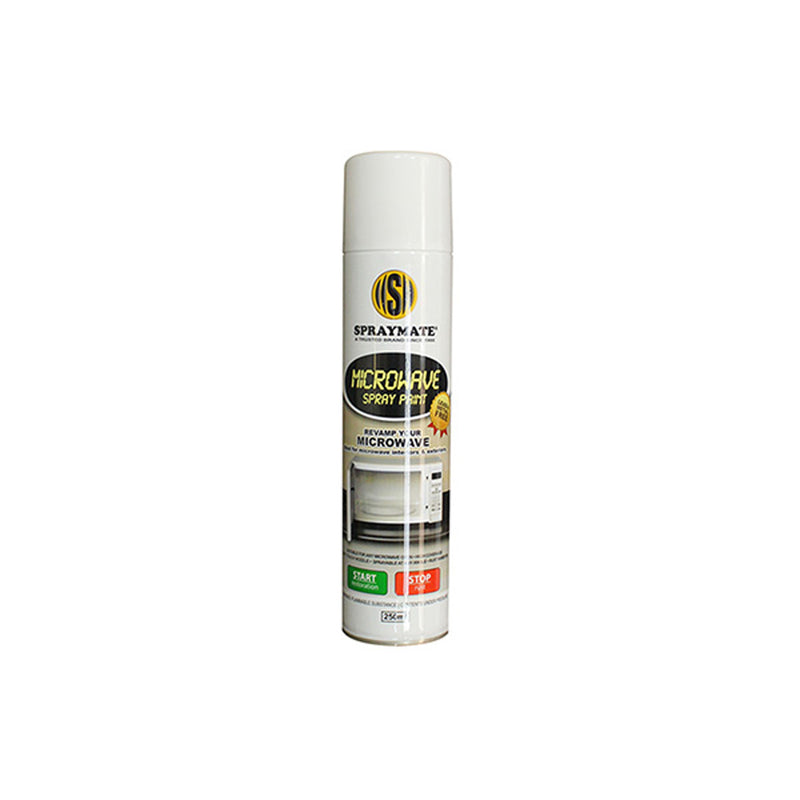 Spraymate Microwave White Spray Paint - Hall's Retail