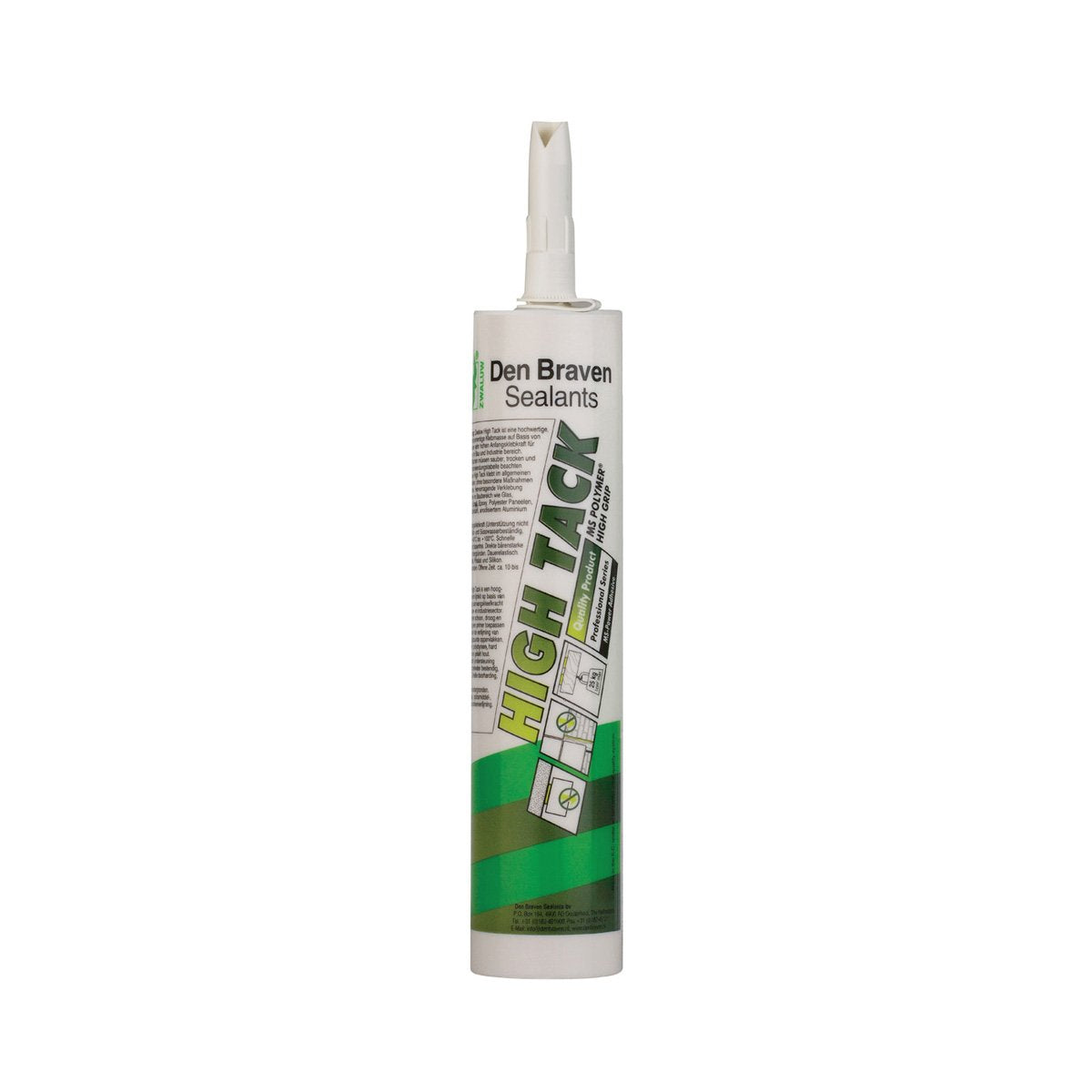 Den Braven High Tack White 290Ml - Hall's Retail