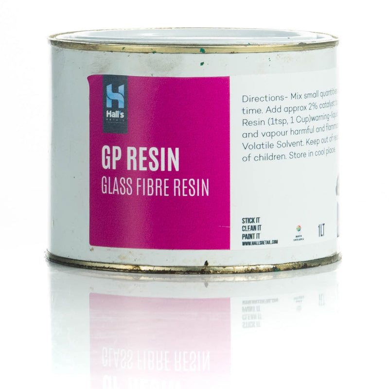 Gp Resin Fibreglass (Catalyst Not Included) - Hall's Retail