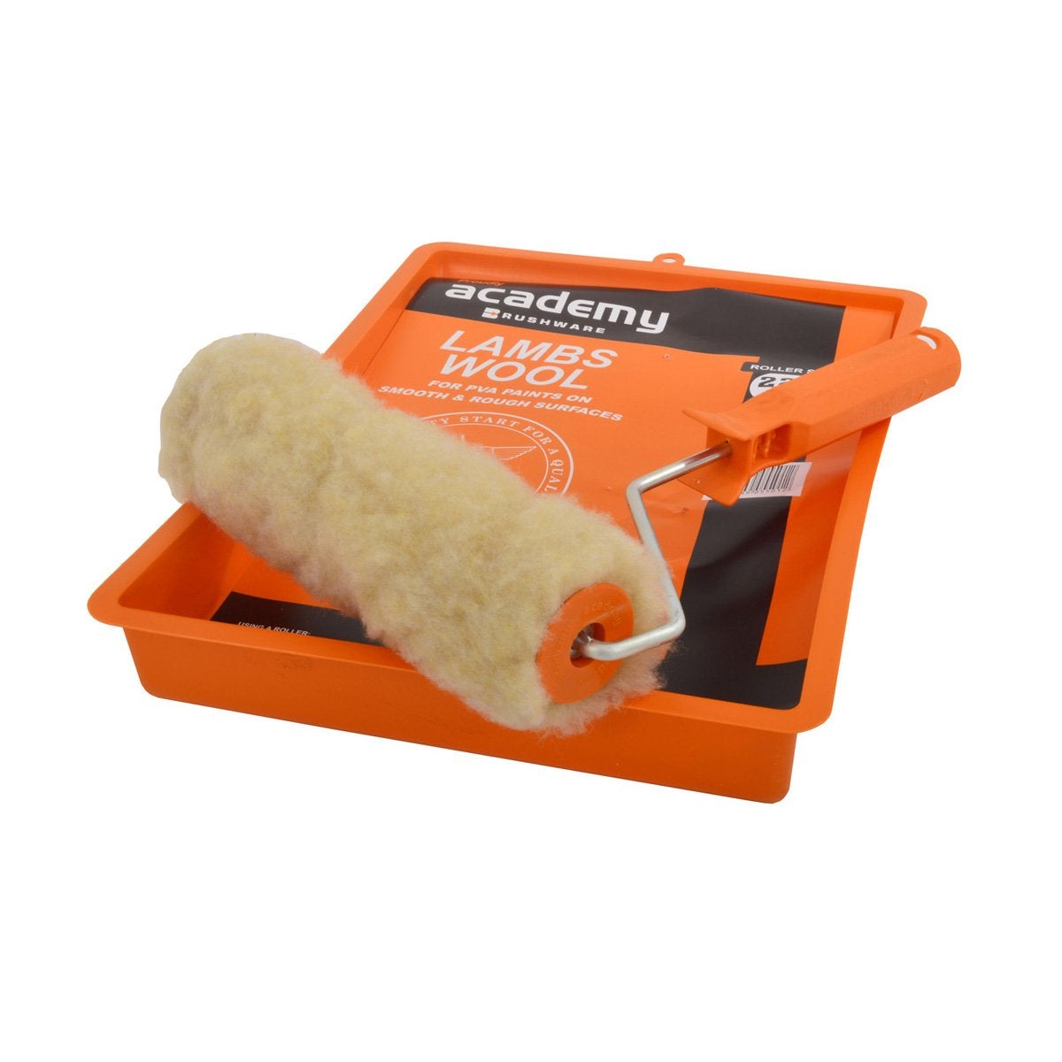 Lambswool Roller, Refill and Trayset 230mm - Hall's Retail