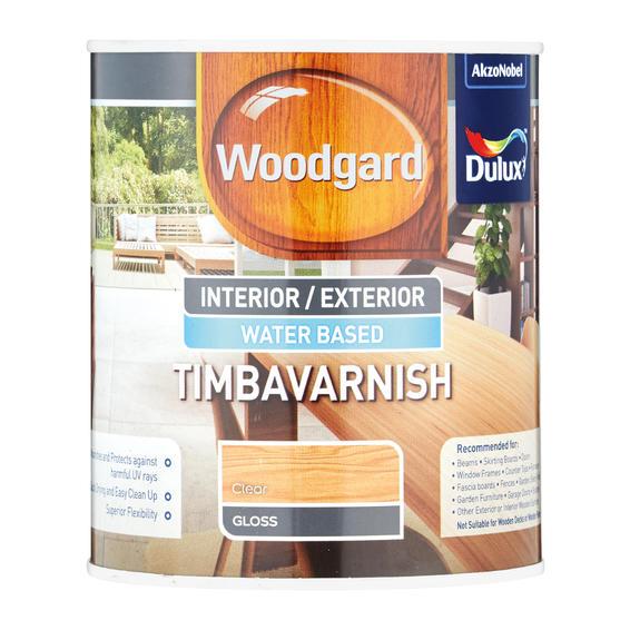 Dulux Woodgard Interior-Exterior Timbavarnish Water Based Clear - Hall's Retail