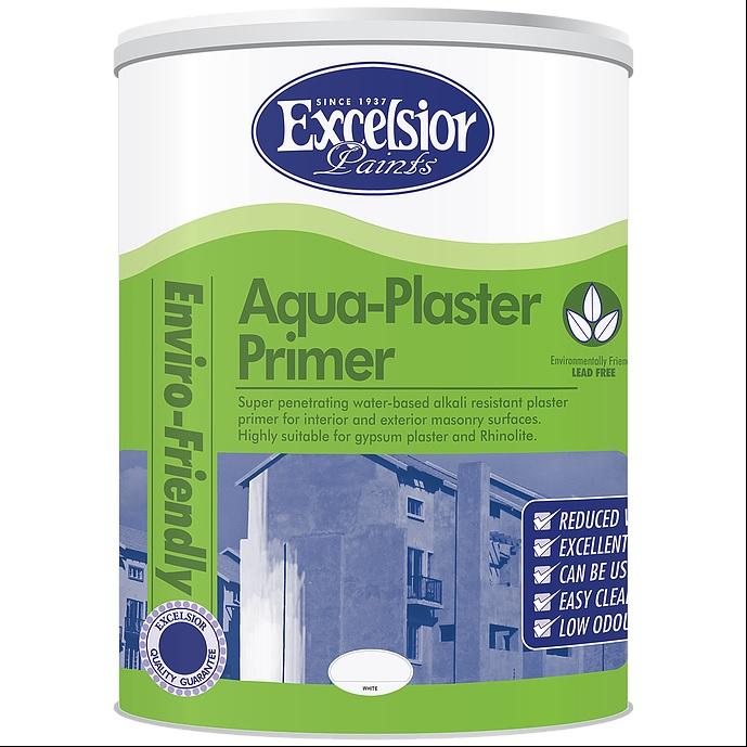 Excelsior Aqua Water Based Plaster Primer - Hall's Retail