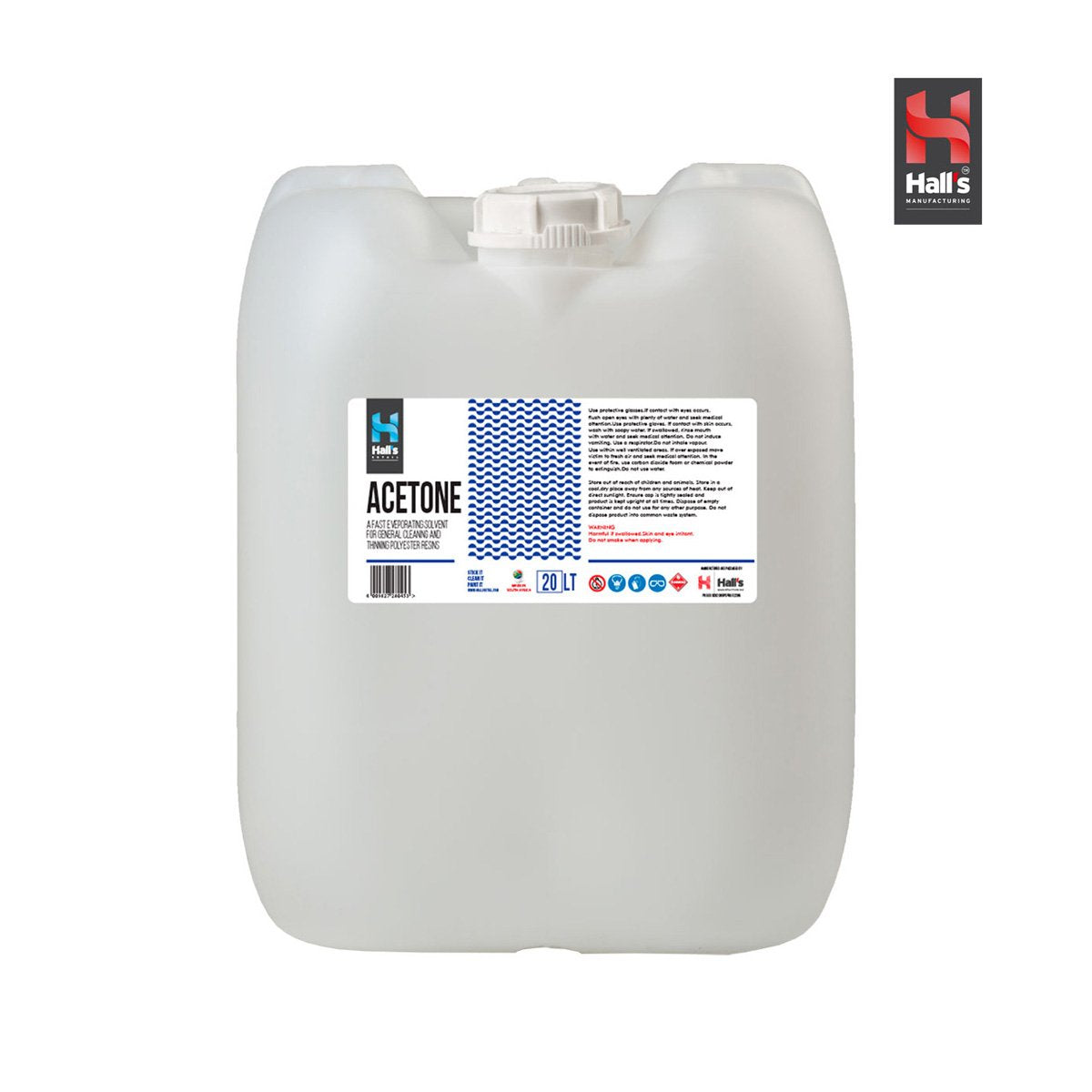 Acetone Solvent - Hall's Retail