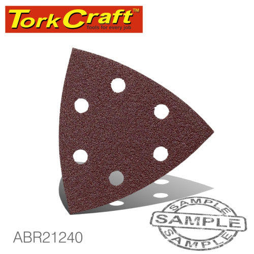 Sanding Triangle 5pc 94mm X 94mm with Holes, Hook & Loop