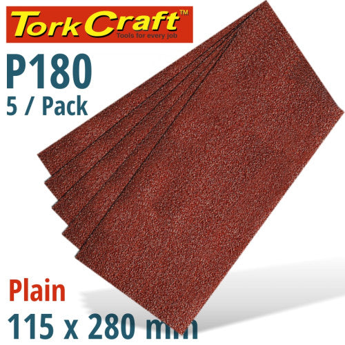 Orbital Sanding Sheet 5 Pack Plain