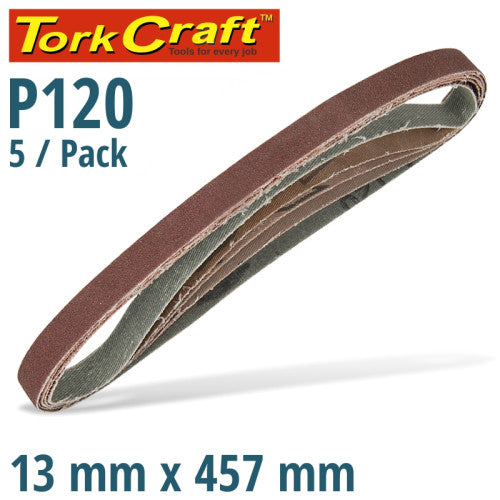 Powerfile Sanding Belt 13mm 5 Pack