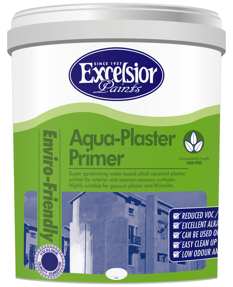 Excelsior Aqua Water Based Plaster Primer - Hall's Retail