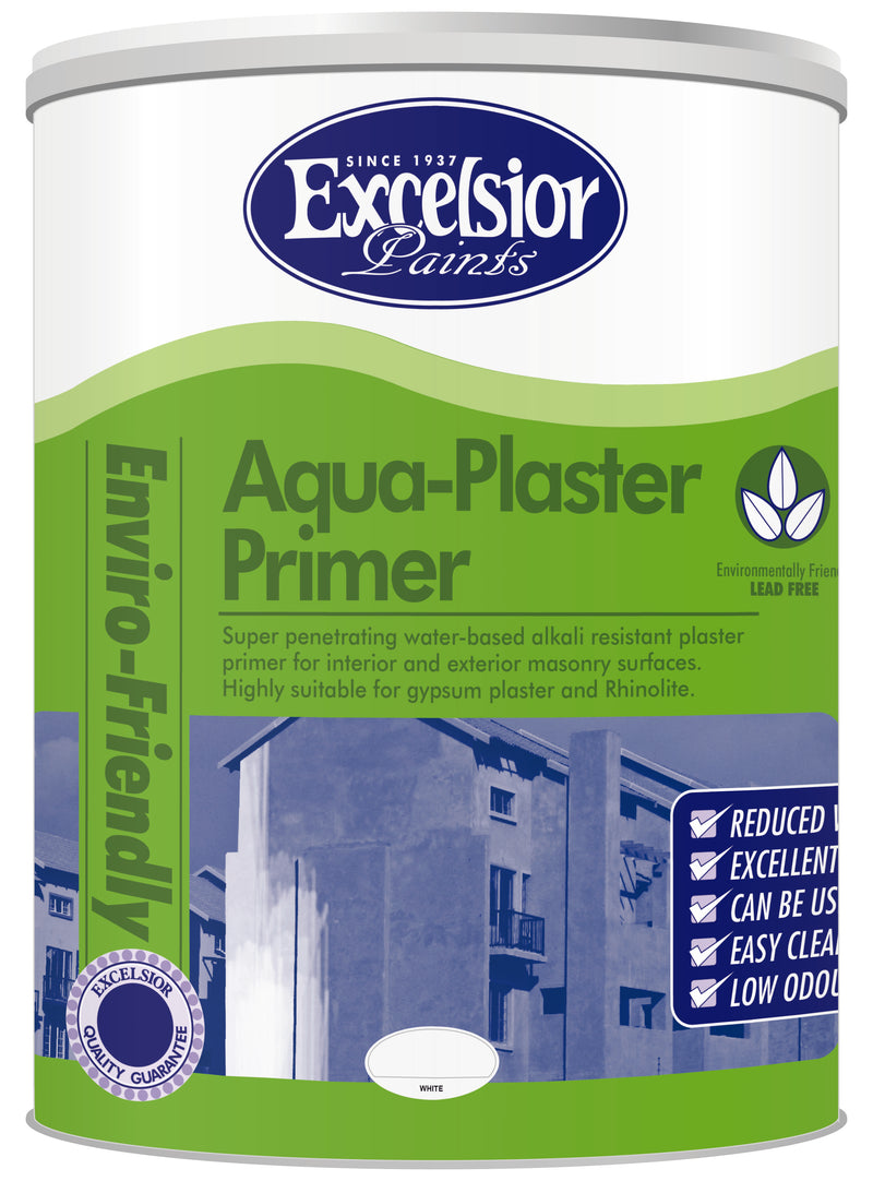 Excelsior Aqua Water Based Plaster Primer - Hall's Retail