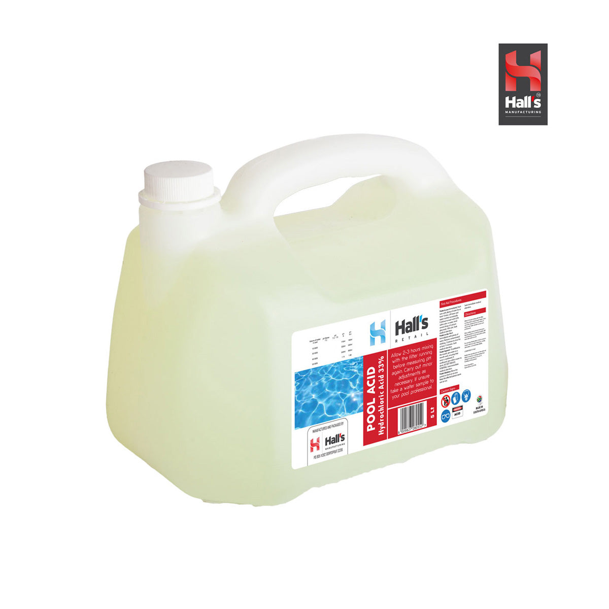 Pool Acid (33% Hcl Acid) - Hall's Retail