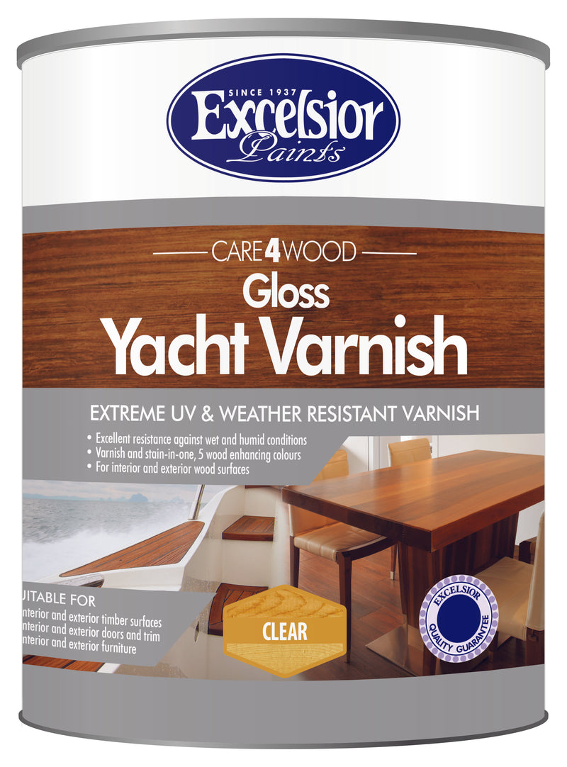 Excelsior Yacht Varnish Interior Or Exterior - Hall's Retail