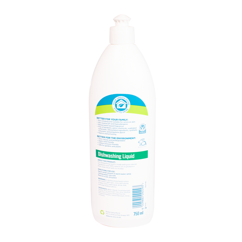 Nu Eco Dishwashing Liquid 750ml - Hall's Retail