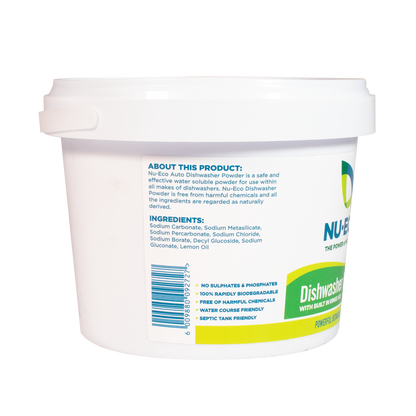 Nu Eco Dishwashing Powder (Auto) 1kg - Hall's Retail
