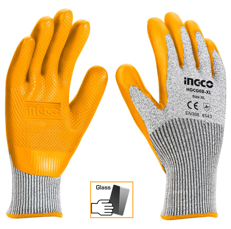 Cut-Resistant Gloves X-Large Latex Coated