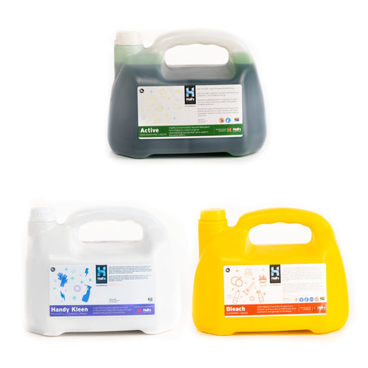 Hall's Combo Active 5L Household Bleach 5L Handy Kleen 5L - Hall's Retail