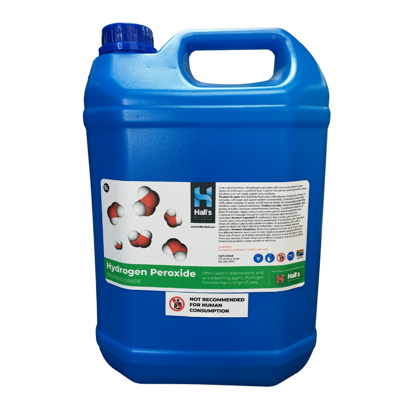 Hydrogen Peroxide Food Grade 35% - Hall's Retail