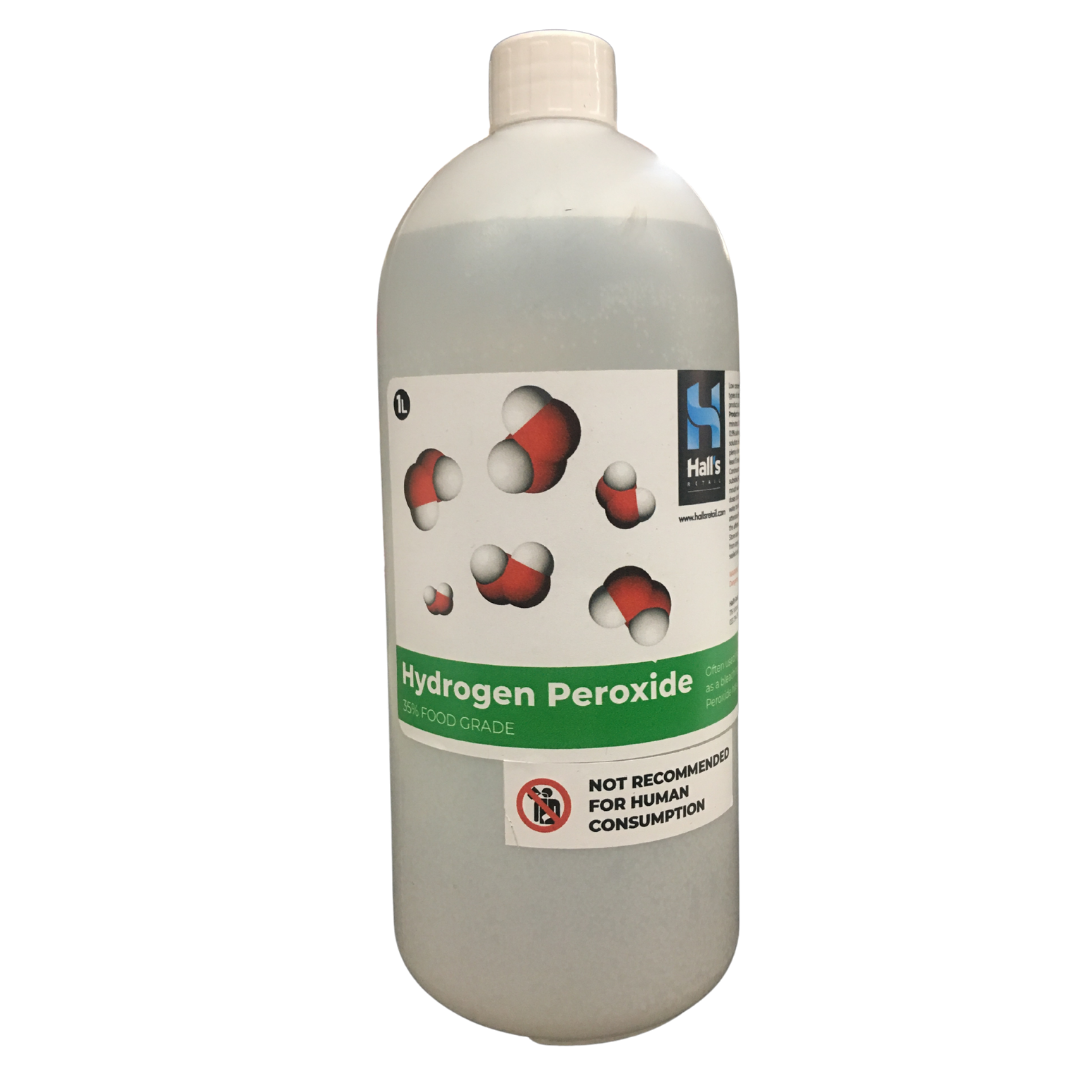 Hydrogen Peroxide Food Grade 35% - Hall's Retail