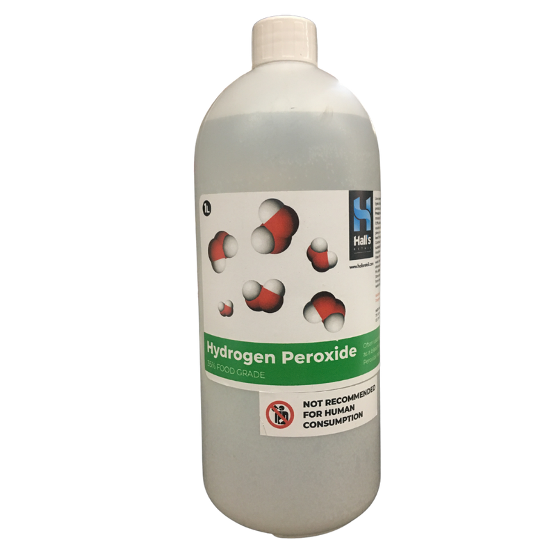 Hydrogen Peroxide Food Grade 35% - Hall's Retail