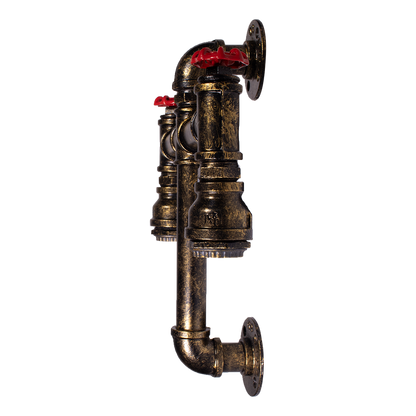 Double Pipe Wall Light