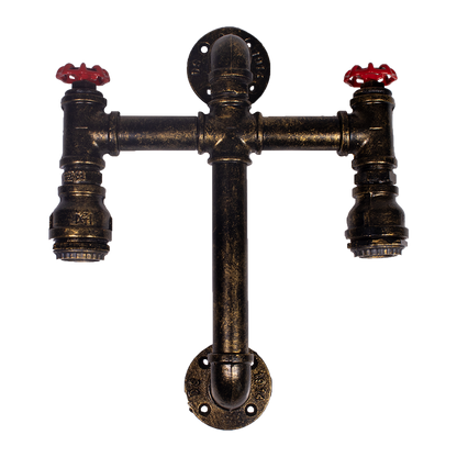 Double Pipe Wall Light