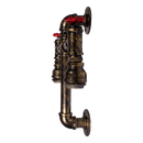 Double Pipe Wall Light