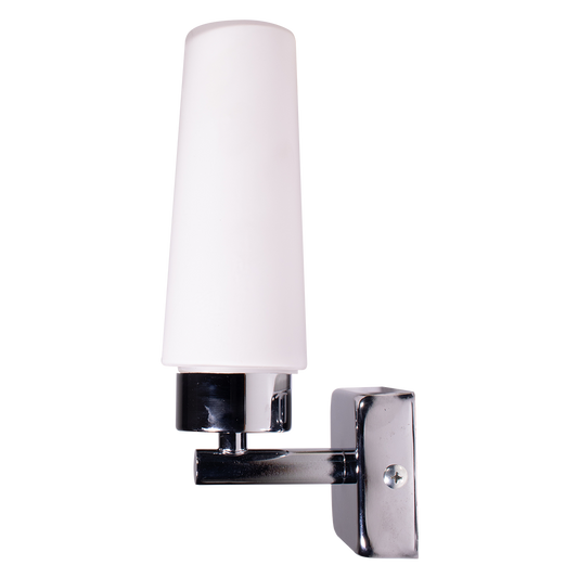 Bathroom Wall Light Sealed White Glass