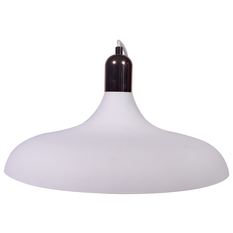 Curva White Copper Pendant