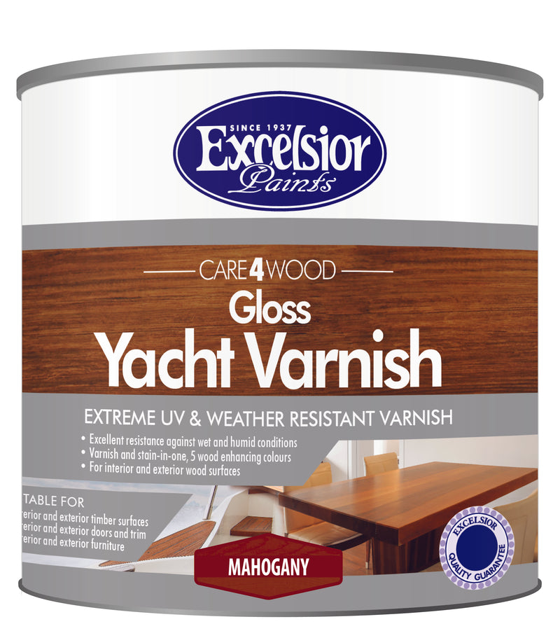 Excelsior Yacht Varnish Interior Or Exterior - Hall's Retail