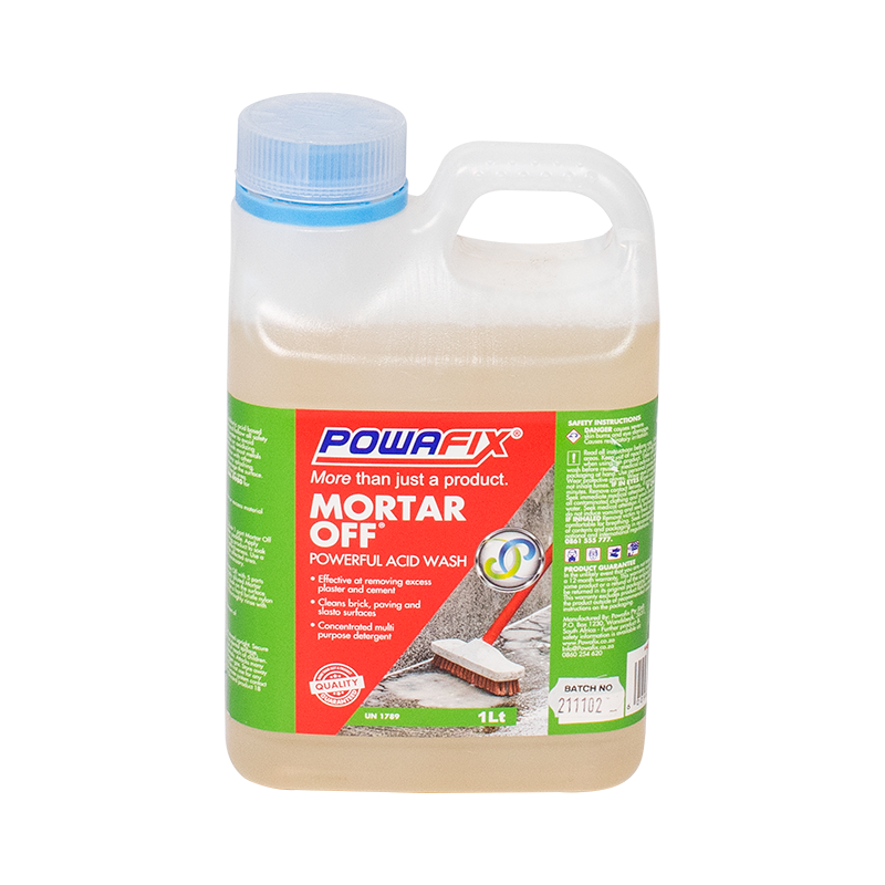 Powafix Mortar Off Concrete Cleaner - Hall's Retail