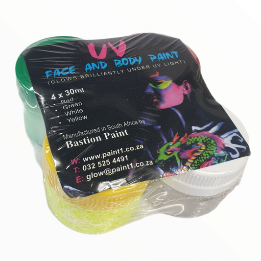 Bastion Paint: UV Body Paint 4x30ml - Hall's Retail