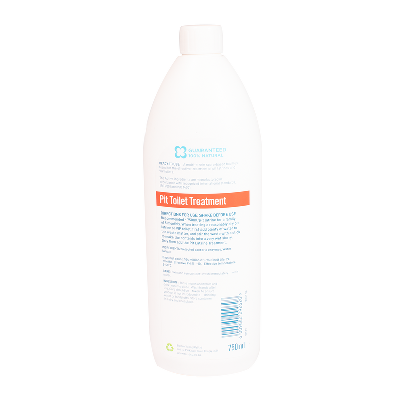 Nu Eco Pit Toilet Treatment (liquid) 750ml - Hall's Retail