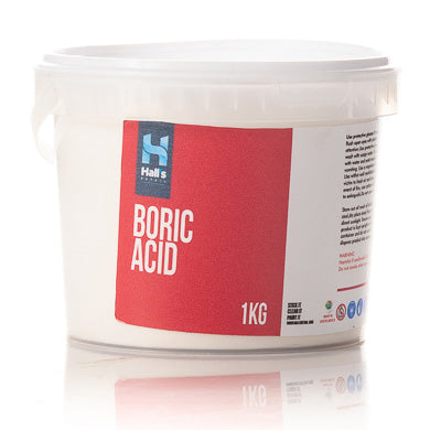 Boric Acid 1Kg - Hall's Retail