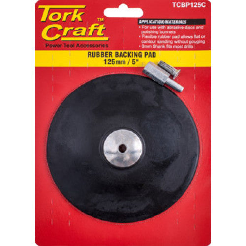 Backing Pad Rubber with Arbor